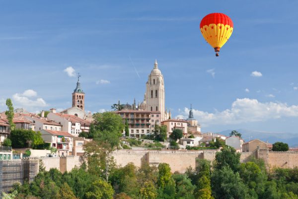 Paseo en globo por Segovia