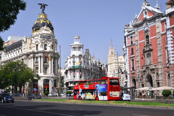 Autobús turístico de Madrid para familias